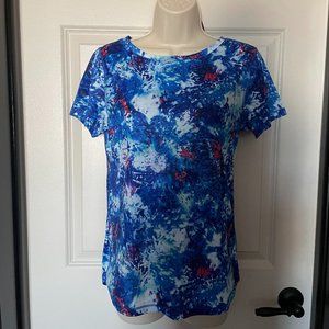 Reel Legends Blue Splatter Freeline Top